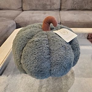 NEW Pumpkin Shaped Soft Sherpa Decorative Pillow by Rachel Ashwell
